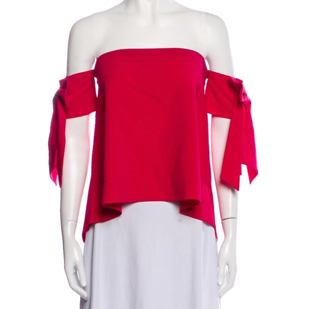 Sachin + Babi Noir Off-the-Shoulder 3/4 Sleeve Crop Top - Size XS (0) - NWT